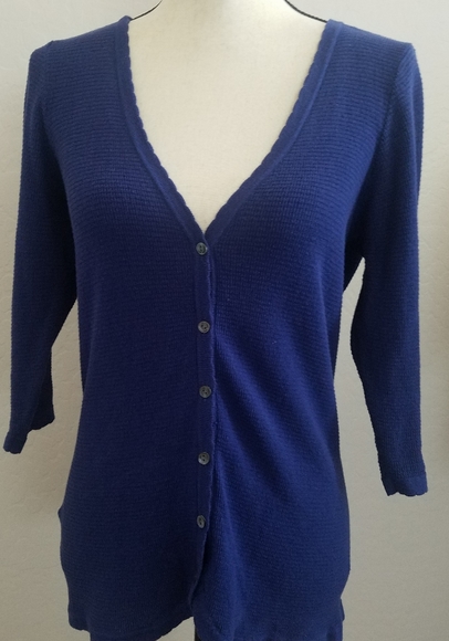 Tommy Bahama Sweaters - Tommy Bahama Blue Cardigan Size Small